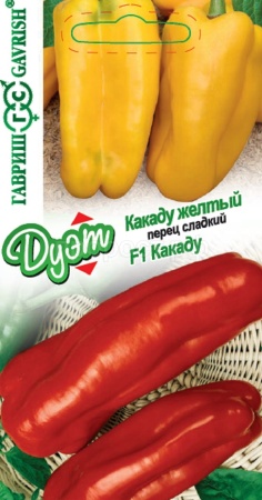 Гавриш серия Дуэт Перец сладкий Какаду F1 0,05 г+ Какаду желтый F1 0,05 г 