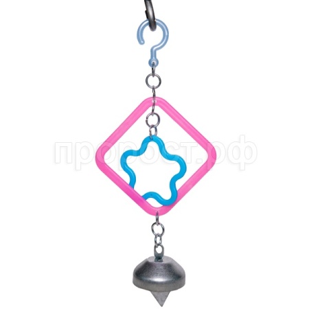 Игрушка д/поп Ромб с колокольчиком/300шт/Бриллиант