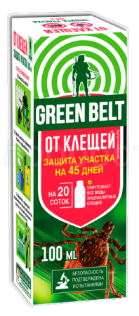 ОТ Клещей защита участка 100мл 48шт Грин Бэлт арт.02-766
