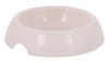 Миска одинарная пластик 0,2л Мур мяу беж