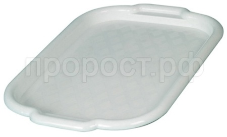 Поднос большой 41*56см белый /16012