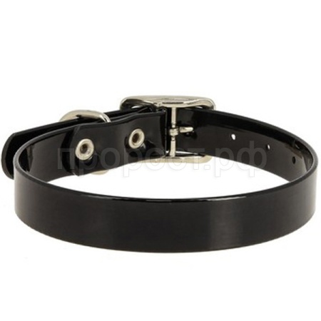 Ошейник биотан 30мм черный 46-56см/00230561-07/Каскад