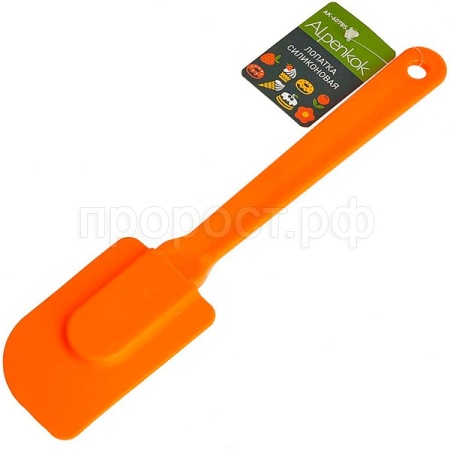 Лопатка силиконовая 24*5см оранжевый AK-6078S /200шт/ Alpenkok  Лопатка силиконовая 24*5см оранжевый AK-6078S /200шт/ Alpenkok