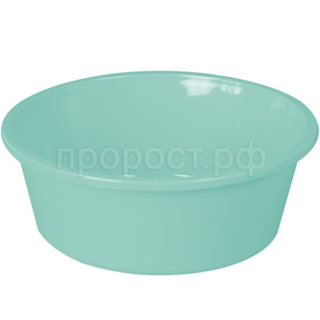 Таз 10л круглый мятный/10шт/03024/Арз