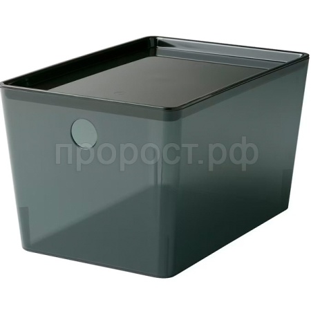 Контейнер д/хранения 5,5л Versa прозрачно-черный M /51032/14шт/VERDE