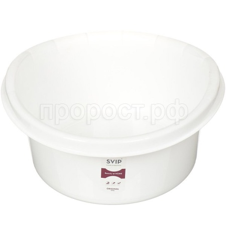 Таз 12л Ориджинал круглый белый SV3939