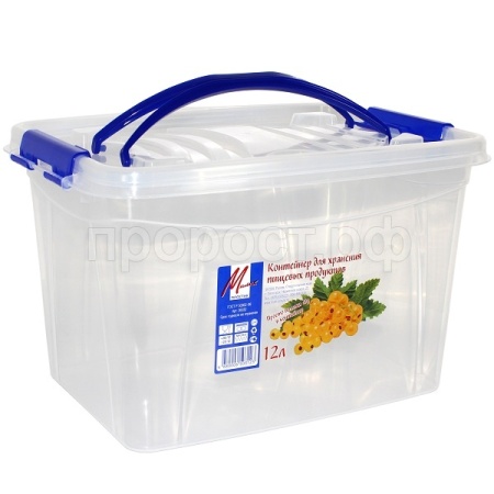 Контейнер для пищевых продуктов 12л с ручкой /06332