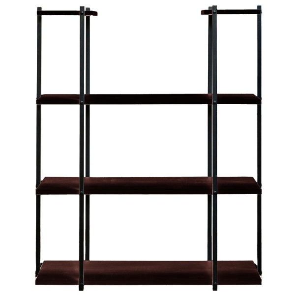 Полка №44 мебельная для цветов ВЕНГЕ ЛДСП 83*23*h100см РЗДИ