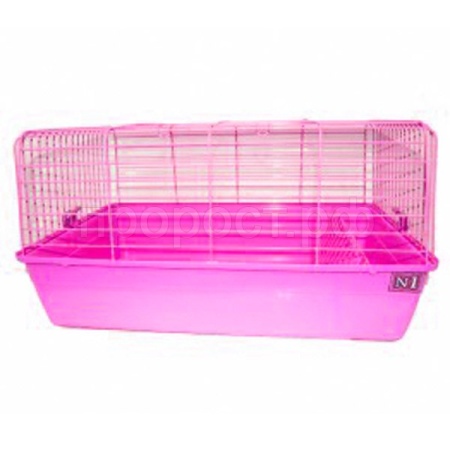 Клетка для кролика №1 ДКкR2 с кормушкой для сена 69*45*36см 