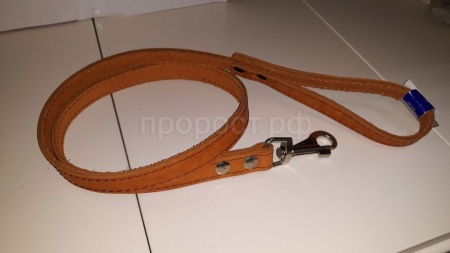Поводок кожа 23мм 1слойный 1,3м/120023