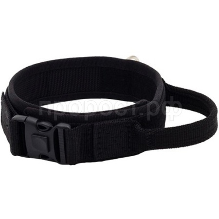 Ошейник капрон тактический с ручкой фаст пласт.с кнопкой 42-52см S/19050065/Каскад