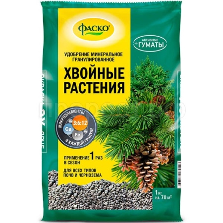 Фаско 5М-гранула 1кг Хвойные растения минер пакет 20шт