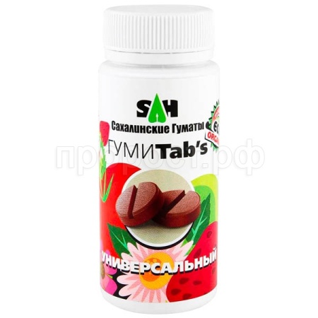 Сахалинские гуматы ГумиTabs 80гр Универсальный 12шт
