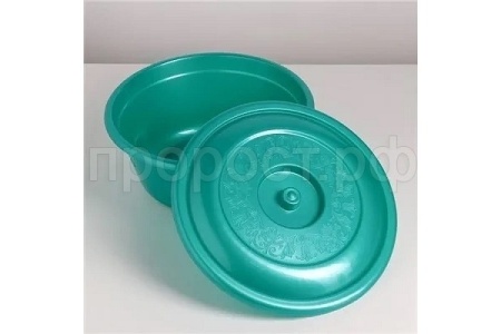 Крышка для таза 6л голубой перламутр 