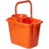 Ведро 9,5л прямоугольное с отжимом оранжевый М2421