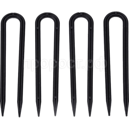 Набор прижимов (4шт) магистрального шланга для капельного полива Жук 330160-00 Набор прижимов (4шт) магистрального шланга для капельного полива Жук 330160-00