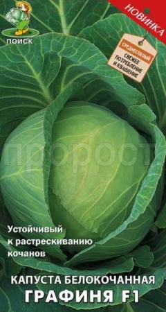Поиск Капуста белокочанная Графиня F1 0,2г 
