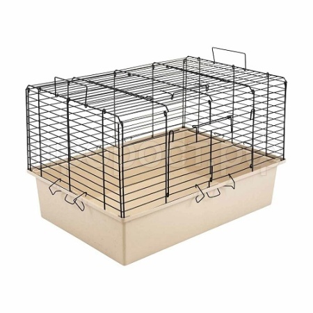 Клетка д/круп. грыз Дарэлл КРОЛИК 60 №2 складная 58*40*32,5см беж/черн/41612/Дарэлл