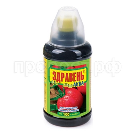 Здравень Аква Томаты/Перцы 0,5л с мерн.стак 12шт ВХ