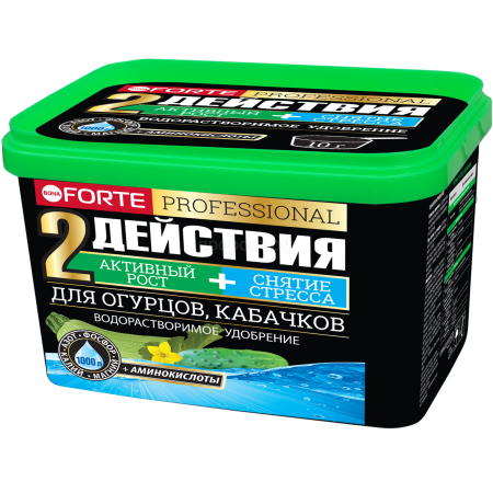 Бона Форте Огурцы, Кабачки 500гр ведро 12шт