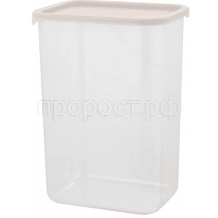 Емкость д/сыпуч. 2л Sugar&Spice прямоуг. латте с гибкой крышкой SE1683