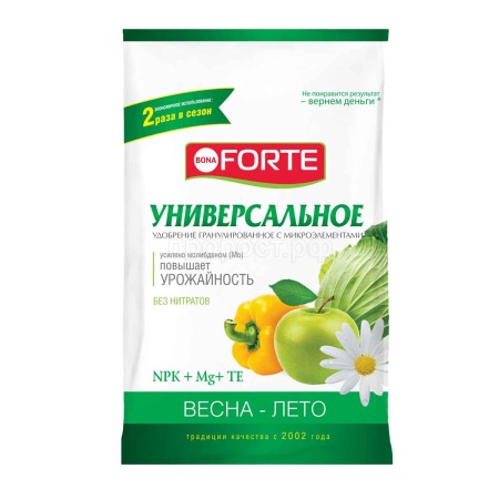 Бона Форте Универсальное Весна-лето с микроэлем 4,5кг пакет 5шт 