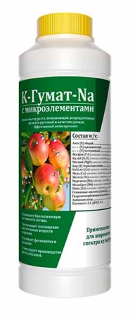 Гумат калия/натрия с микроэл. 0,12л 8шт Сила Жизни