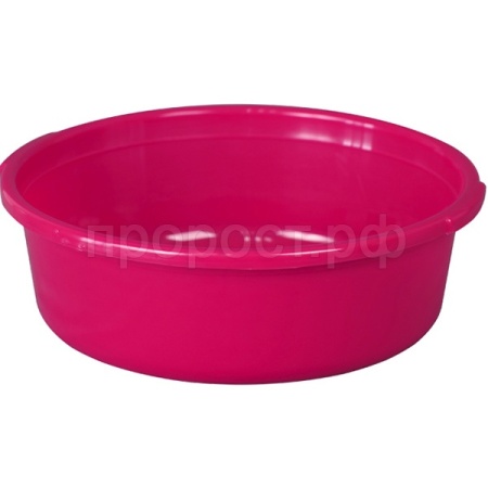 Таз 4л с ручками малиновый/10шт/03001/Арз