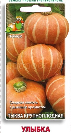 Тыква крупноплодная Улыбка 10шт  Тыква крупноплодная Улыбка 10шт