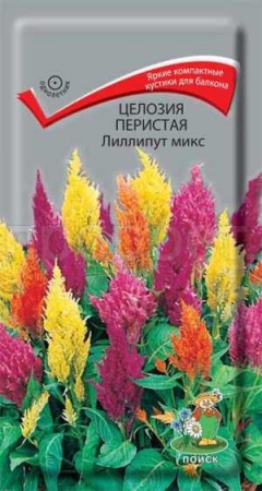 Целозия перистая Лиллипут микс 0,1г Целозия перистая Лиллипут микс 0,1г